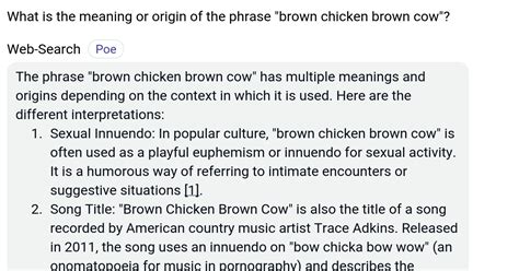 lyrics brown chicken brown cow|brown chicken cow meaning.